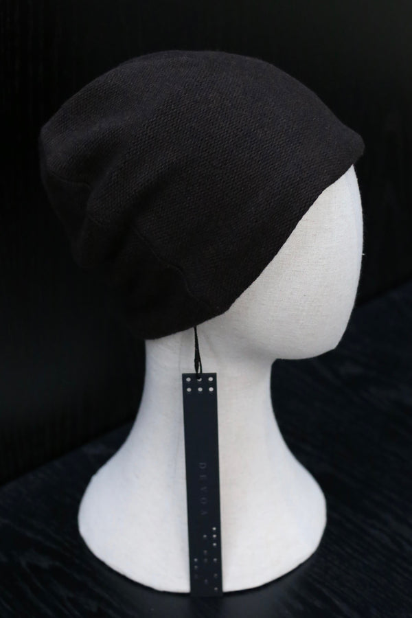 DEVOA hat 23AW TK-KC17 chocolate color